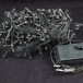Светодиодная нить 35 м., 220V, 500 разноцветных LED ламп, контроллер, черный провод, Winner Light (m.01.5B.500-)