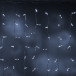 Светодиодный занавес 200 холодных белых LED ламп, 2*1 м., статика, прозрачный провод ПВХ, Teamprof (TPF-CS2*1-CT/W) 