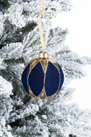 Винтажный стеклянный шар Медичи 8 см., 1 шт., Karlsbach (13238)