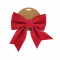Бант Марго 19x22 см., 1 шт., красный, Christmas DeLuxe (86832) 