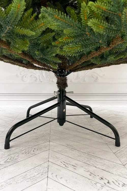 Искусственная ель Королевская стройная зеленая 185 см., 100% литая, TDL (70027) 