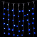 Светодиодный занавес 2*3 м., 600 синих LED ламп, черный провод ПВХ, Beauty Led (PCL602-11-2B)