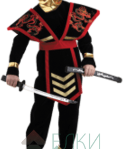 Карнавальный костюм Мастер Ниндзя, красный (922-34)